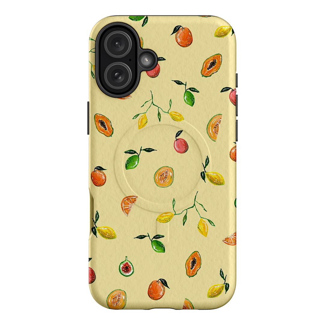 Golden Fruit Printed Phone Cases iPhone 16 Plus / Armoured MagSafe by BG. Studio - The Dairy