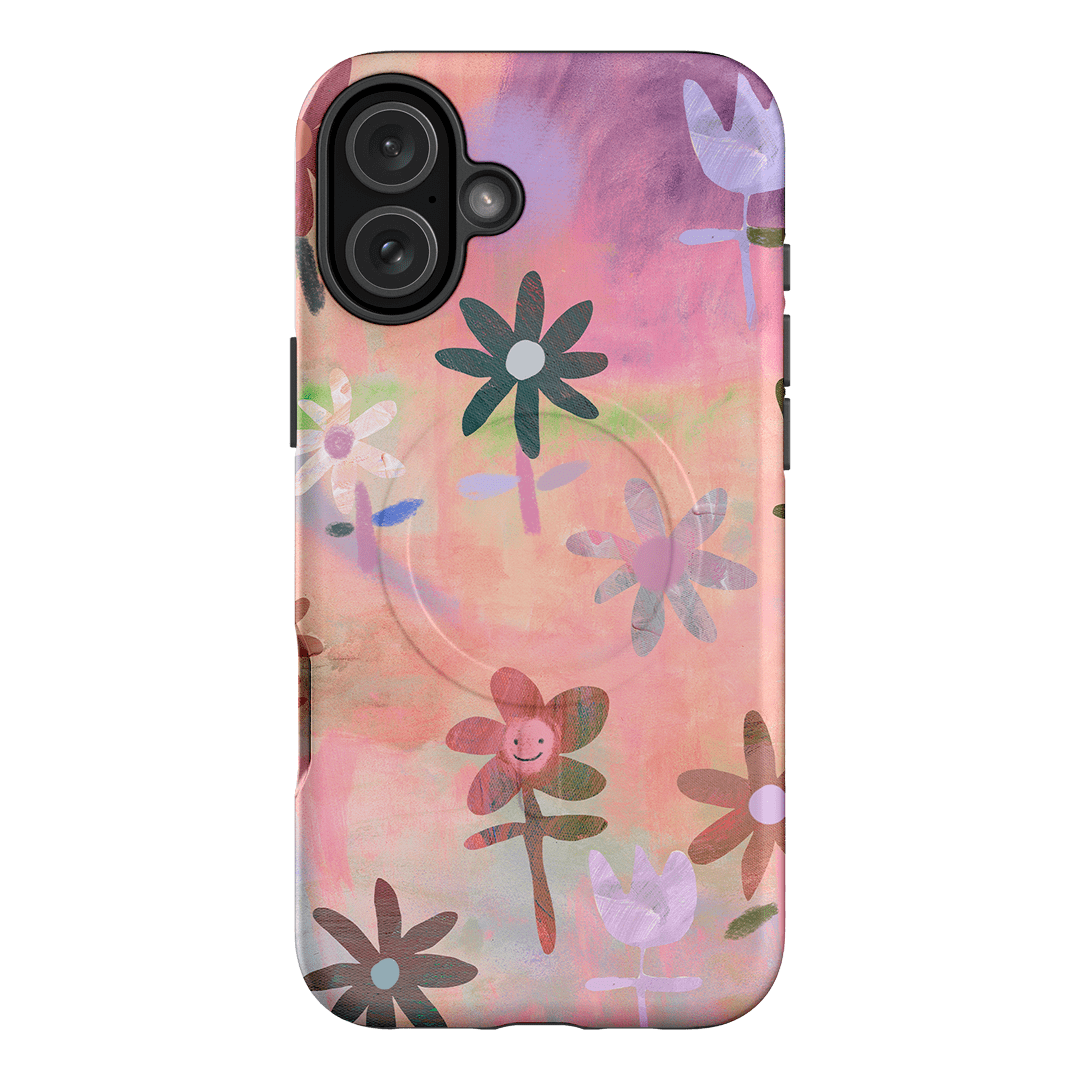 Lazy Daisy Printed Phone Cases iPhone 16 Plus / Armoured MagSafe by Kate Eliza - The Dairy