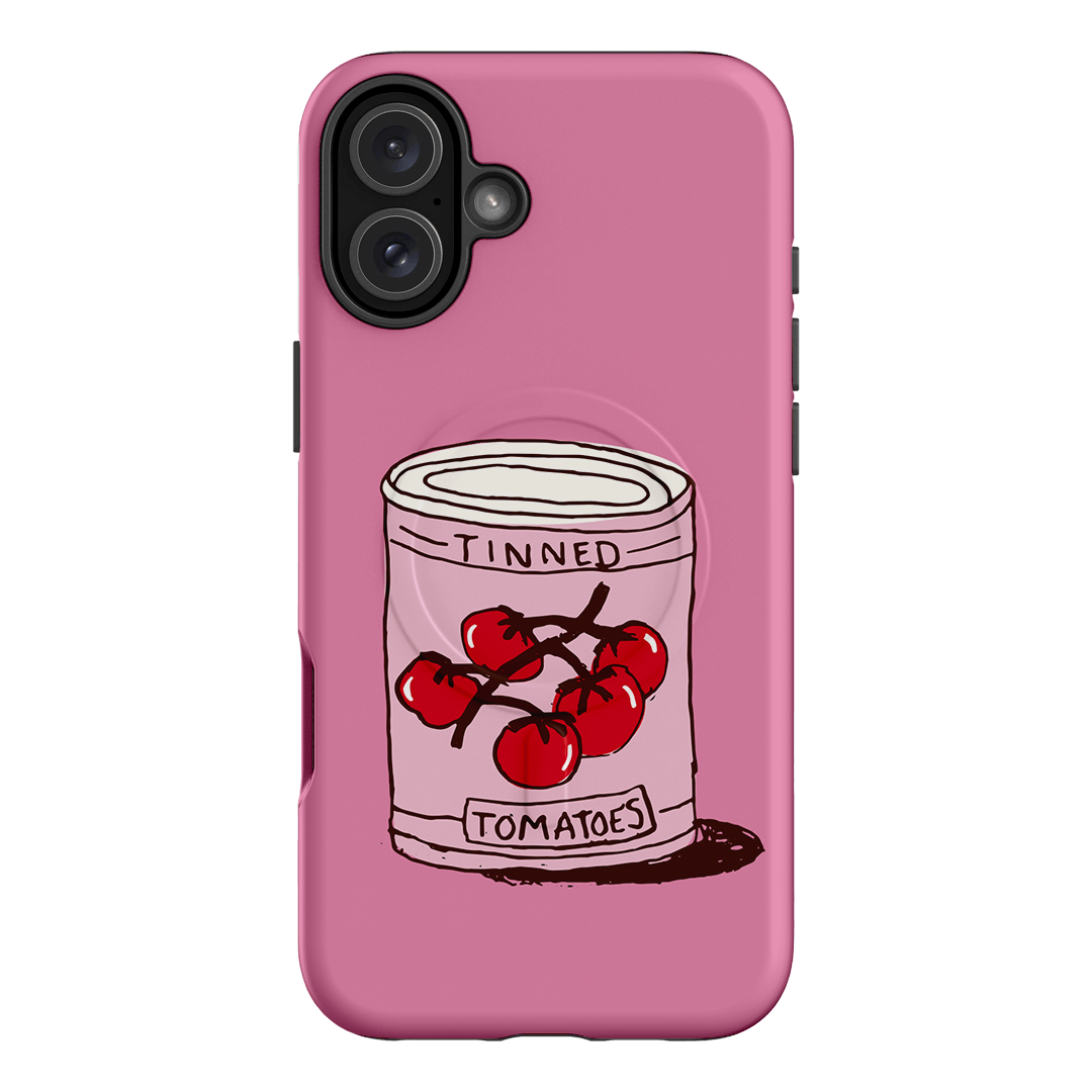 Saucy Pink Printed Phone Cases iPhone 16 Plus / Armoured MagSafe by The Dairy - The Dairy