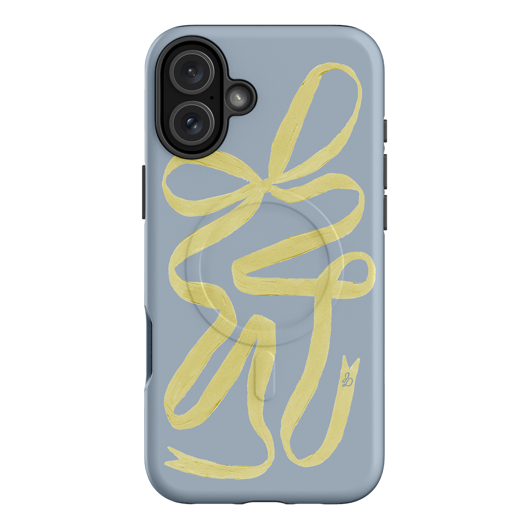 Sorbet Ribbon Printed Phone Cases iPhone 16 Plus / Armoured MagSafe by Jasmine Dowling - The Dairy