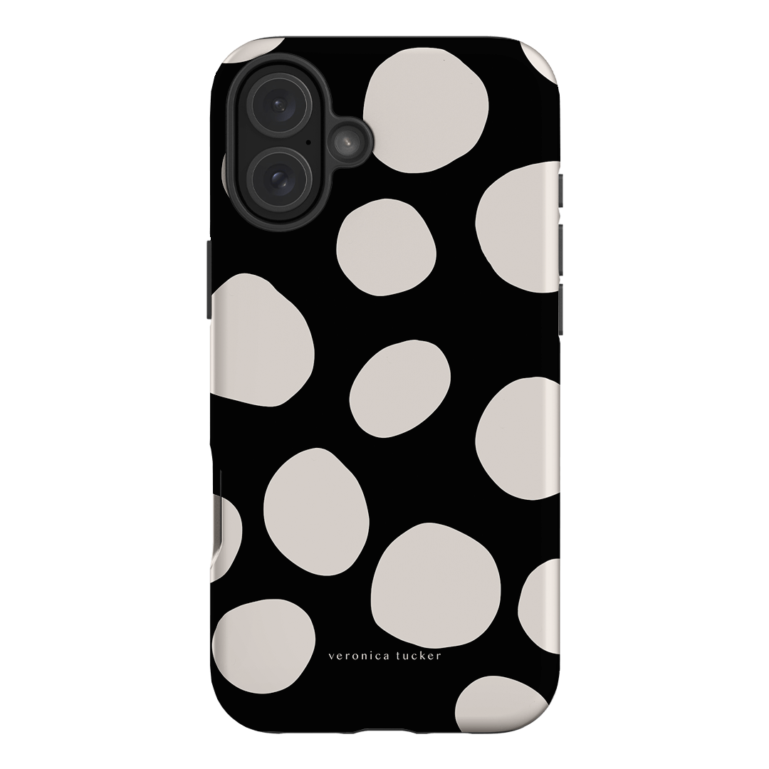 Pebbles Noir Printed Phone Cases iPhone 16 Plus / Armoured by Veronica Tucker - The Dairy