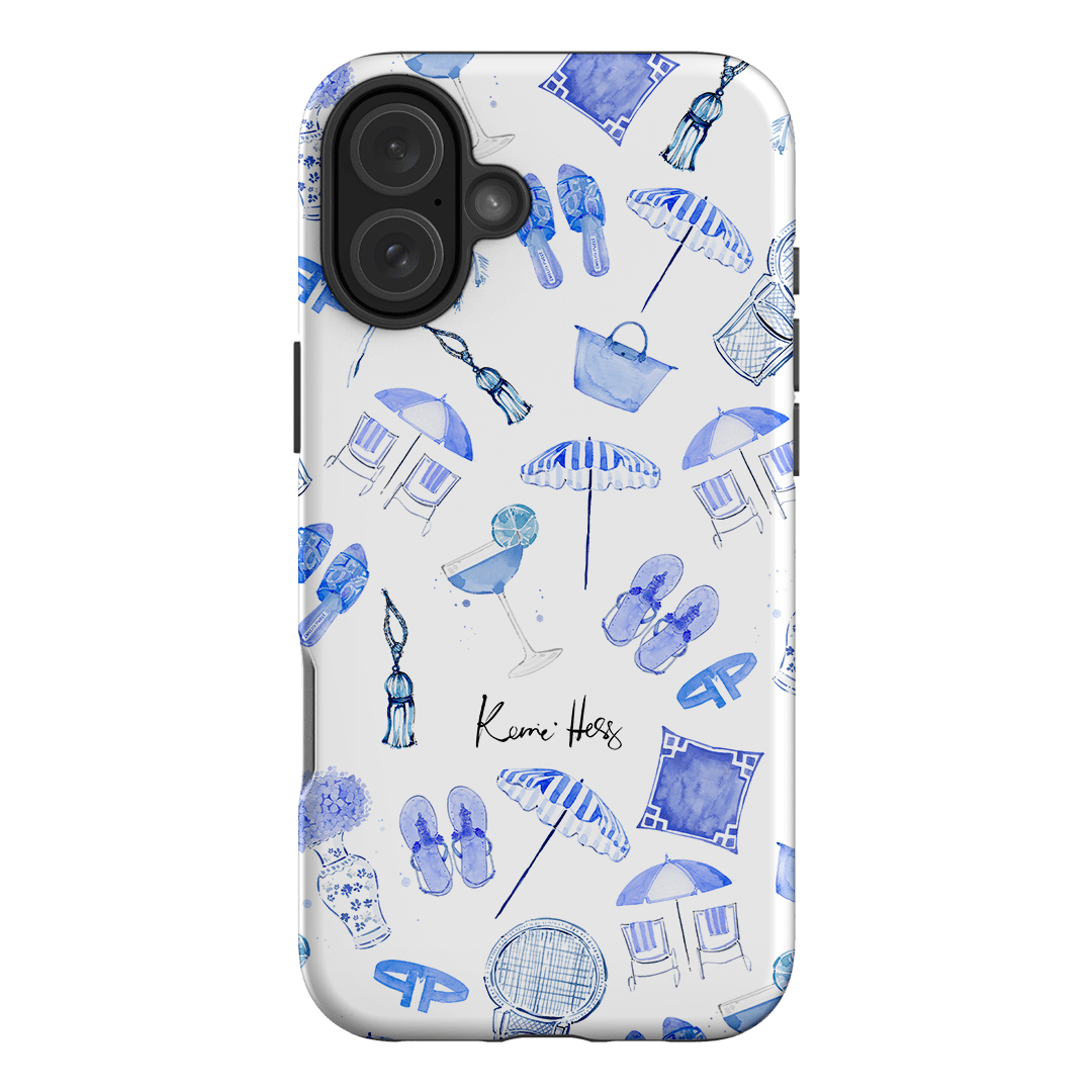 Santorini Printed Phone Cases iPhone 16 Plus / Armoured by Kerrie Hess - The Dairy