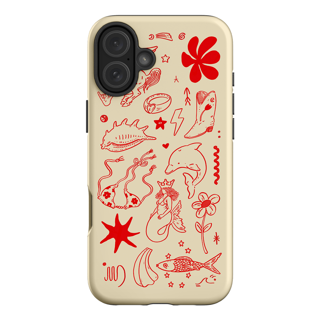 Spiced Cowboy Cream Printed Phone Cases iPhone 16 Plus / Armoured by Easty Beasty - The Dairy