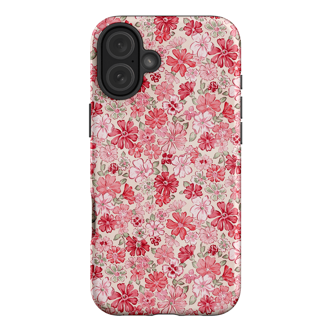 Strawberry Kiss Printed Phone Cases iPhone 16 Plus / Armoured by Oak Meadow - The Dairy