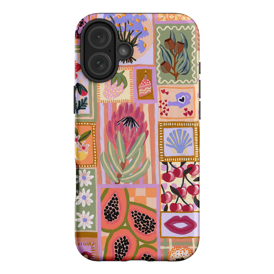 Summer Postcards Printed Phone Cases iPhone 16 Plus / Armoured by Amy Gibbs - The Dairy