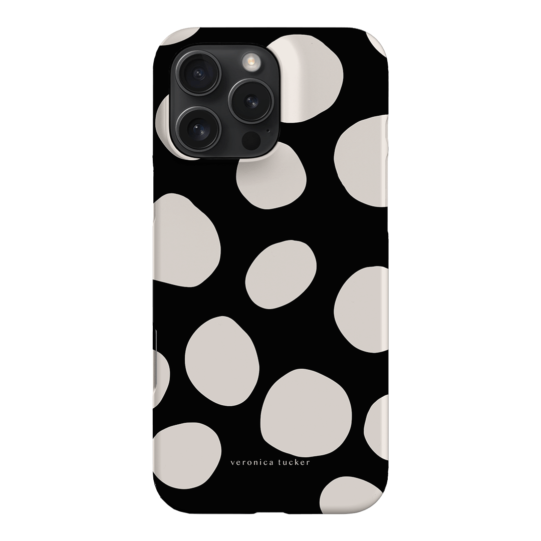 Pebbles Noir Printed Phone Cases iPhone 16 Pro Max / Snap by Veronica Tucker - The Dairy