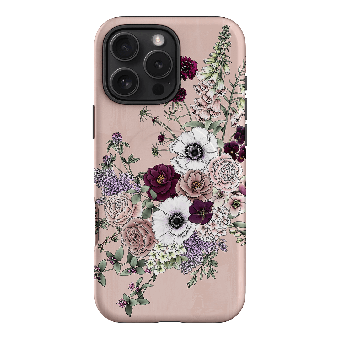 Blush Wildflowers Printed Phone Cases iPhone 16 Pro Max / Armoured MagSafe by Typoflora - The Dairy