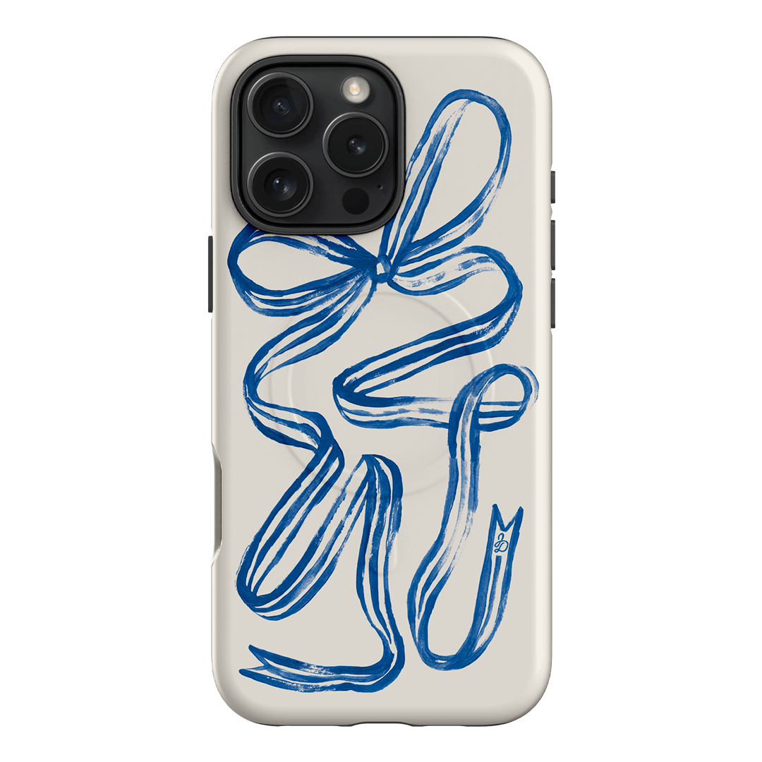 Bowerbird Ribbon Printed Phone Cases iPhone 16 Pro Max / Armoured MagSafe by Jasmine Dowling - The Dairy