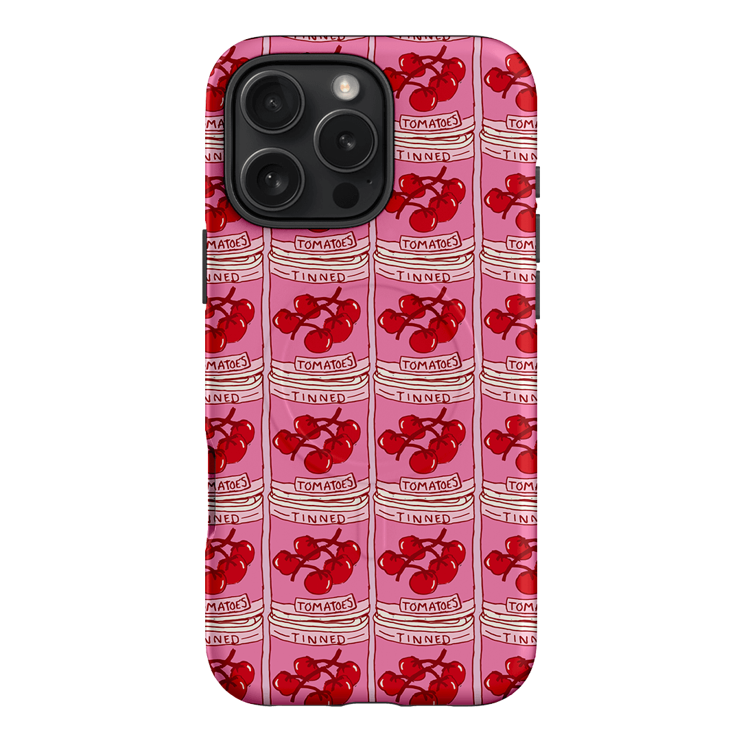 Tinned Tomatoes Printed Phone Cases iPhone 16 Pro Max / Armoured MagSafe by The Dairy - The Dairy