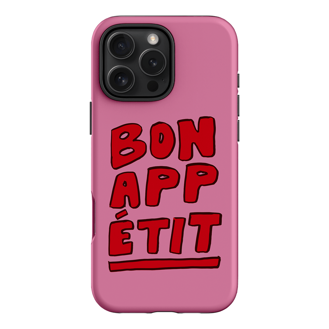 Bon Appetit Red Printed Phone Cases iPhone 16 Pro Max / Armoured by The Dairy - The Dairy