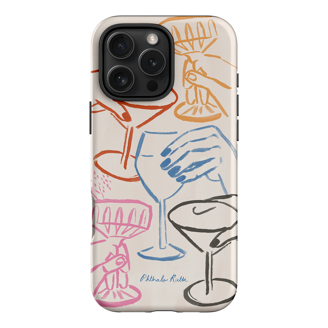 Cheers Multi Printed Phone Cases iPhone 16 Pro Max / Armoured by Phthalo Ruth - The Dairy