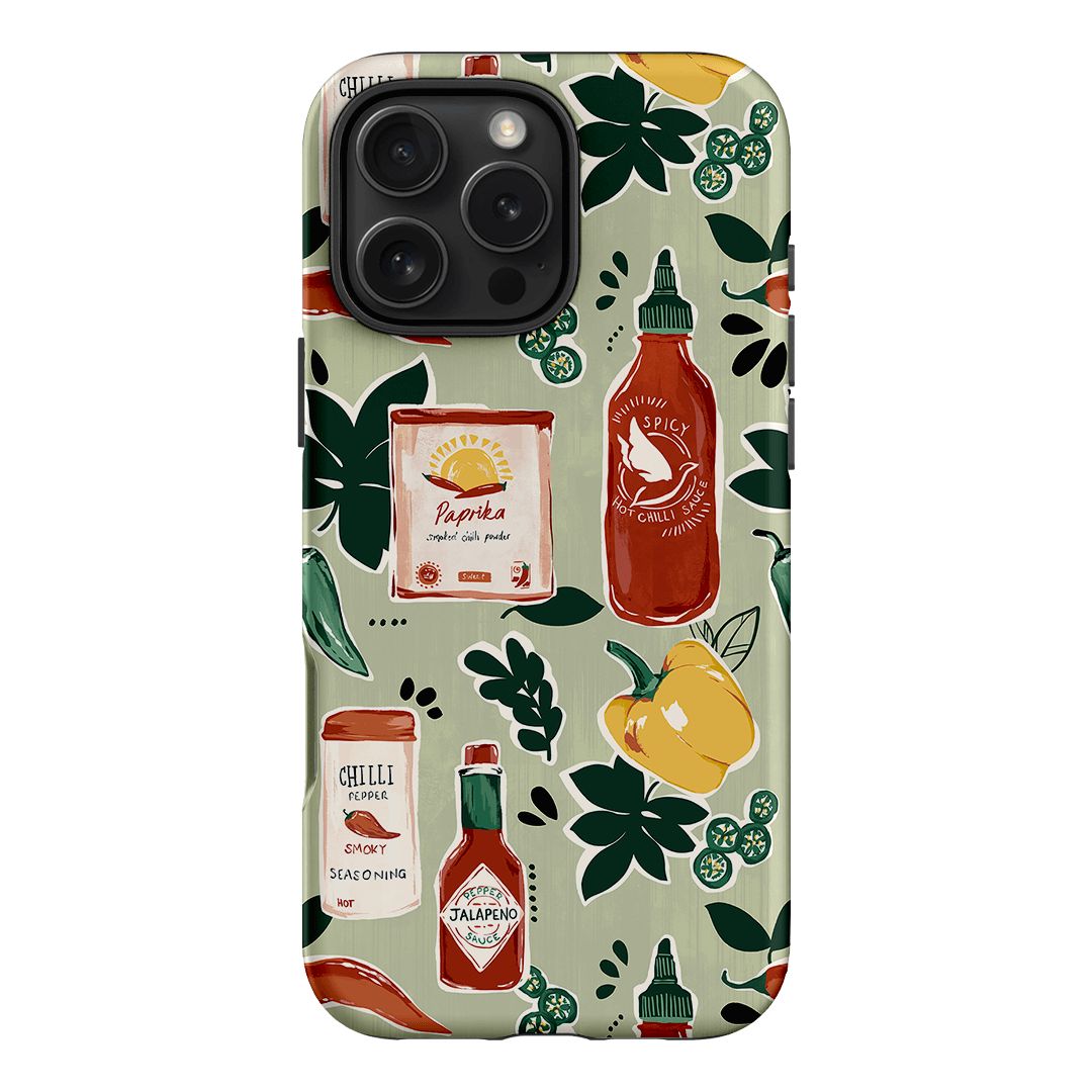 Chilli Pepper Printed Phone Cases iPhone 16 Pro Max / Armoured by Charlie Taylor - The Dairy