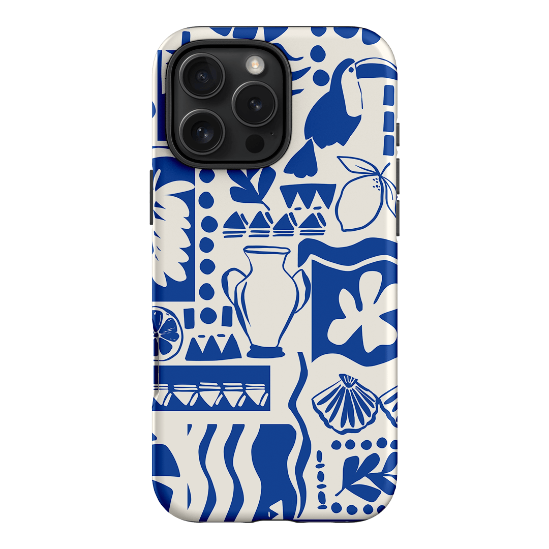 Toucan Blue Printed Phone Cases iPhone 16 Pro Max / Armoured by Charlie Taylor - The Dairy