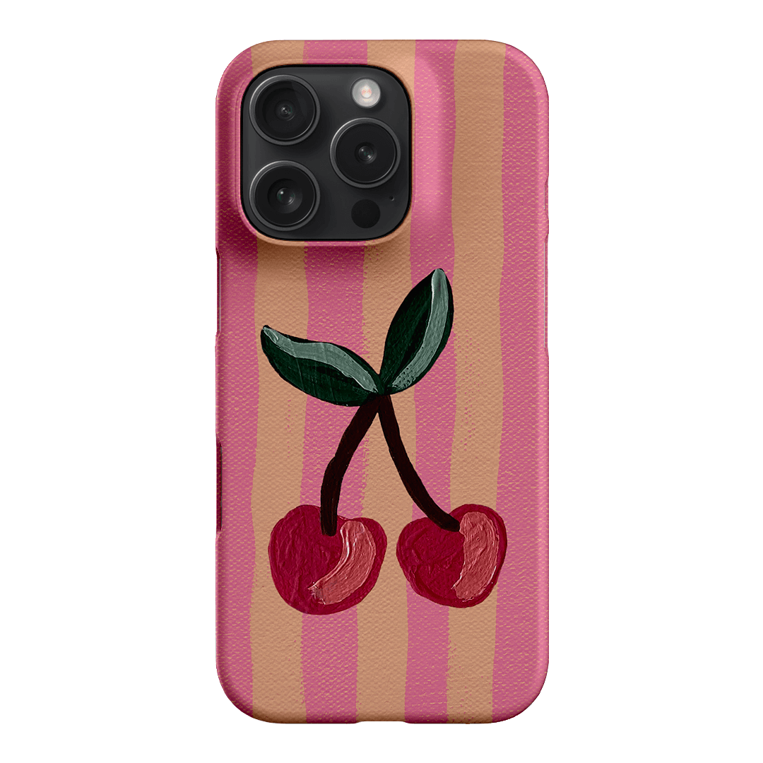 Cherry On Top Printed Phone Cases iPhone 16 Pro / Snap by Amy Gibbs - The Dairy