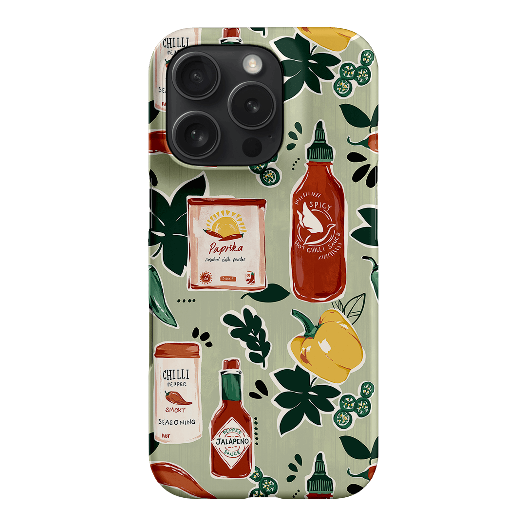 Chilli Pepper Printed Phone Cases iPhone 16 Pro / Snap by Charlie Taylor - The Dairy