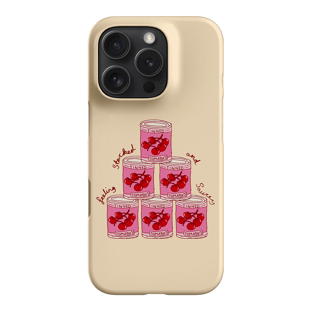 Saucy Supper Printed Phone Cases iPhone 16 Pro / Snap by The Dairy - The Dairy