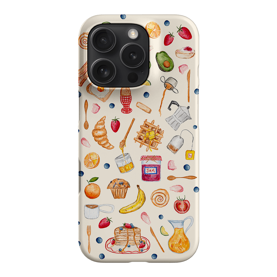 Sunday Breakfast Printed Phone Cases iPhone 16 Pro / Snap by BG. Studio - The Dairy