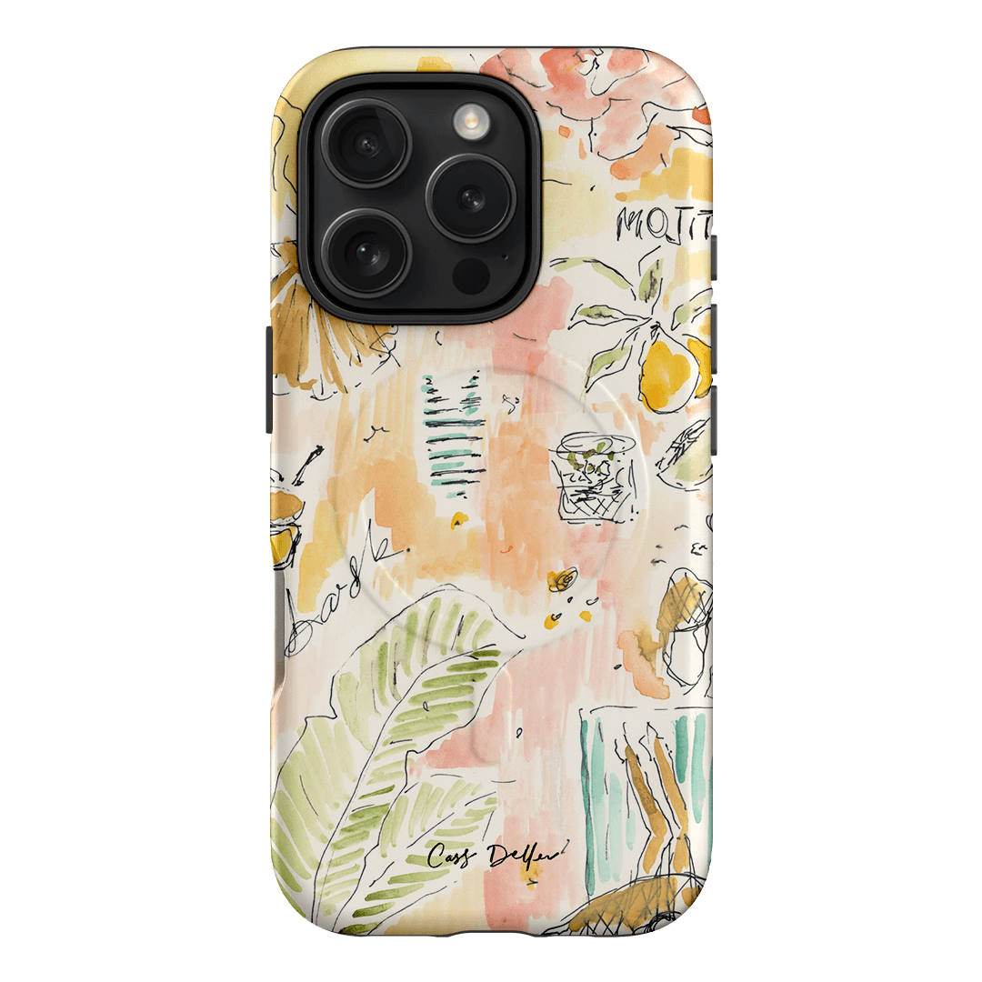 Mojito Printed Phone Cases iPhone 16 Pro / Armoured MagSafe by Cass Deller - The Dairy