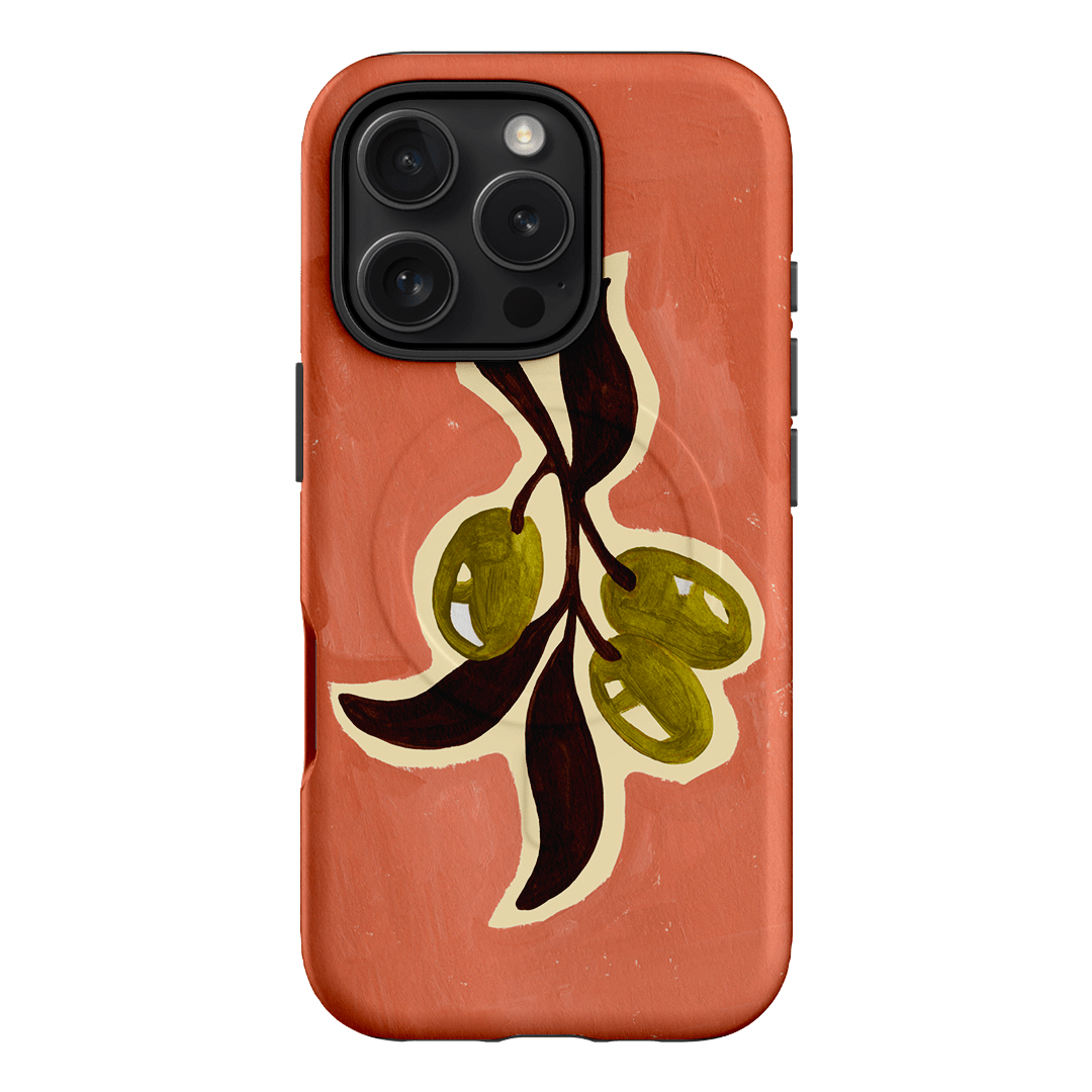 Olives Printed Phone Cases iPhone 16 Pro / Armoured MagSafe by Studio Bon - The Dairy