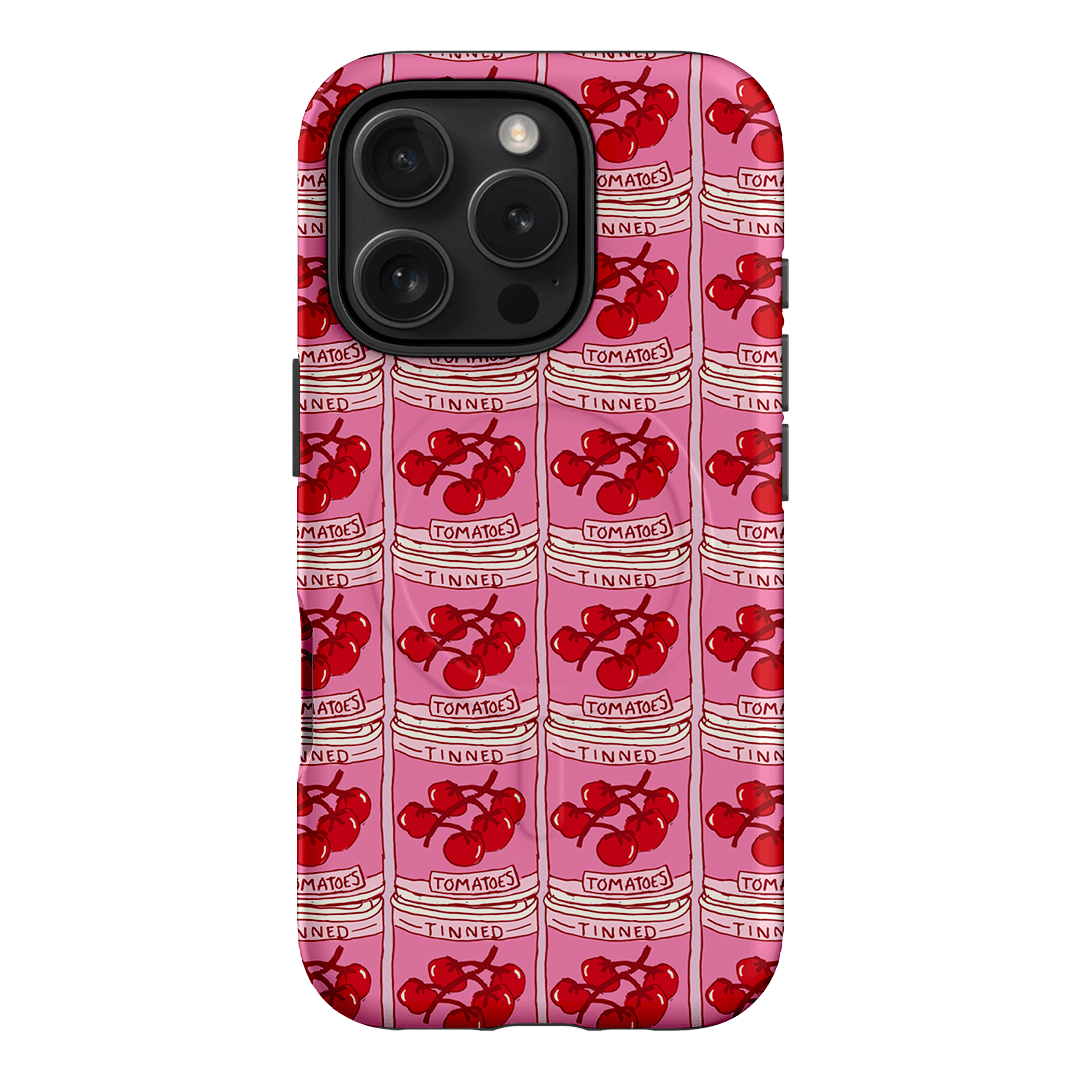 Tinned Tomatoes Printed Phone Cases iPhone 16 Pro / Armoured MagSafe by The Dairy - The Dairy