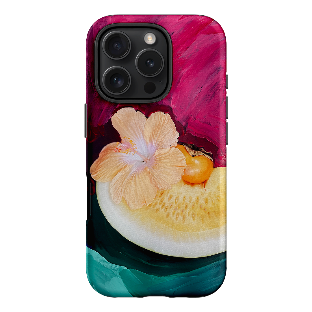 Hibiscus Melon Printed Phone Cases iPhone 16 Pro / Armoured by Nicole Nelius - The Dairy