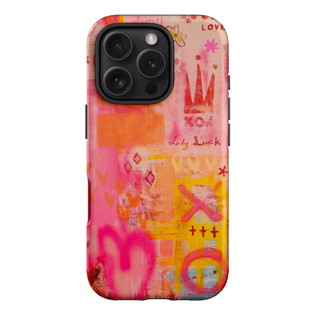 Lady Luck Printed Phone Cases iPhone 16 Pro / Armoured by Jackie Green - The Dairy