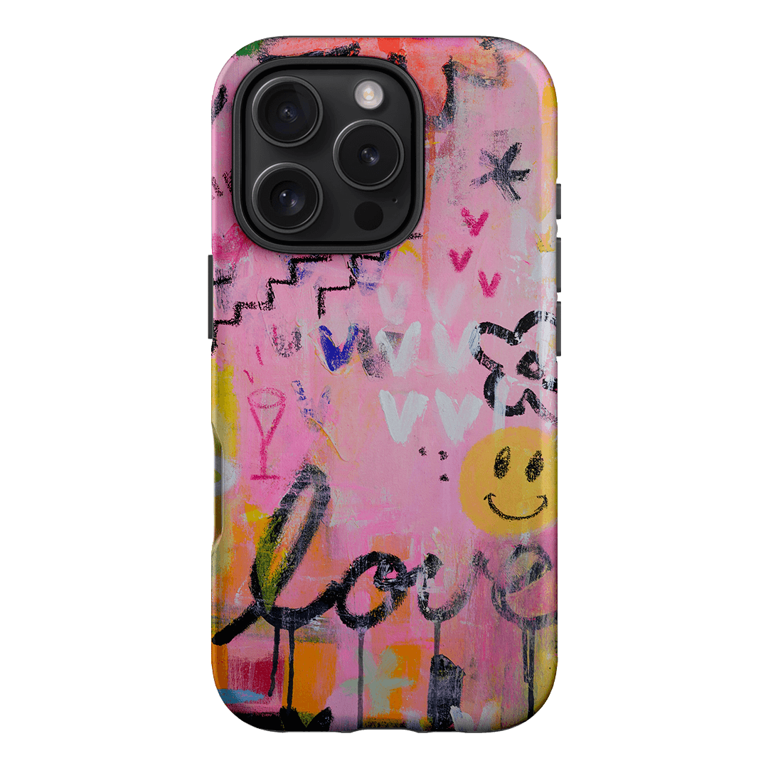 Love Smiles Printed Phone Cases iPhone 16 Pro / Armoured by Jackie Green - The Dairy