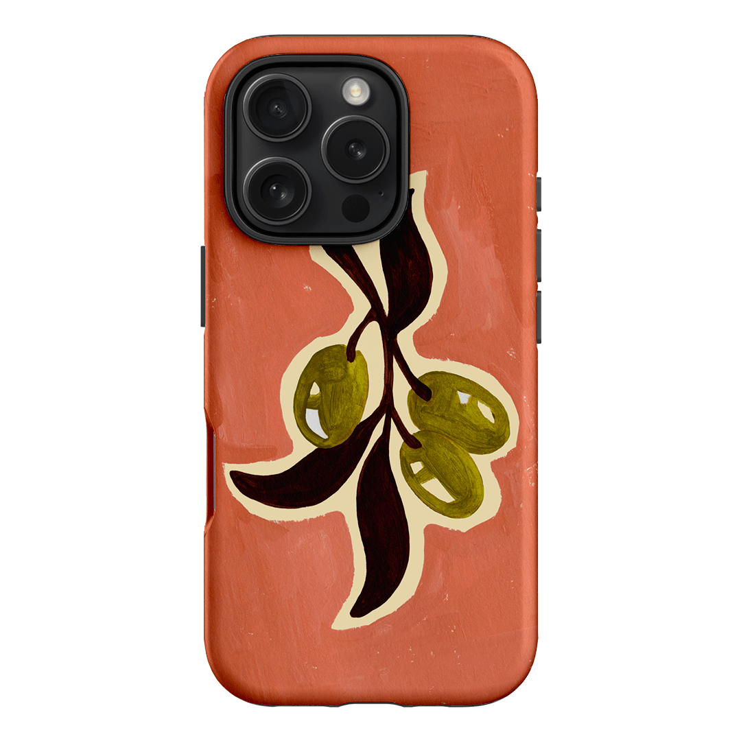 Olives Printed Phone Cases iPhone 16 Pro / Armoured by Studio Bon - The Dairy