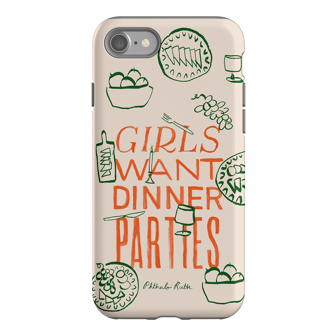 Dinner Parties Printed Phone Cases iPhone SE / Armoured by Phthalo Ruth - The Dairy