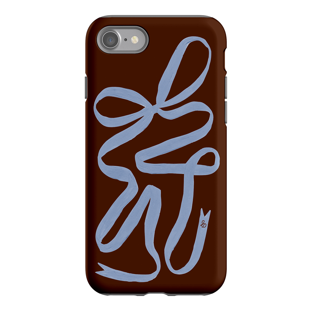 Mocha Ribbon Printed Phone Cases by Jasmine Dowling - The Dairy