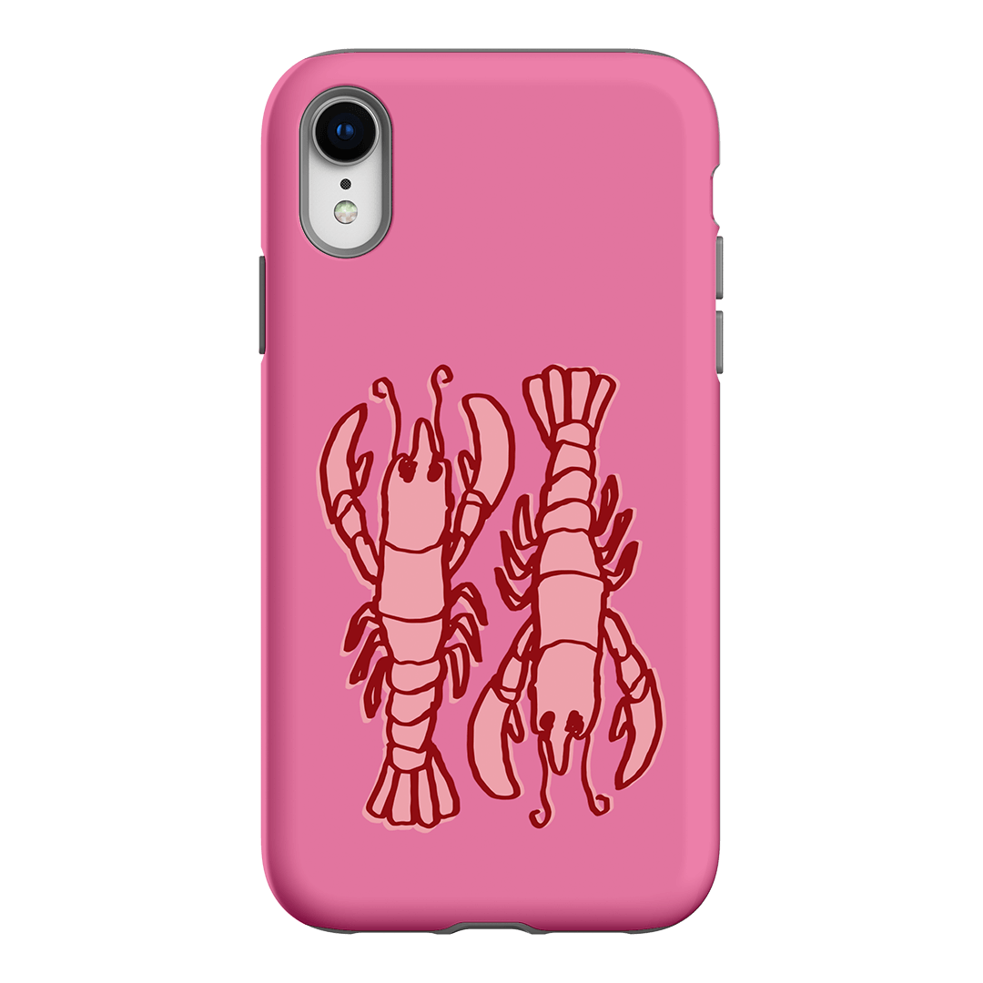 Lobster Love Pink Printed Phone Cases iPhone XR / Armoured by The Dairy - The Dairy