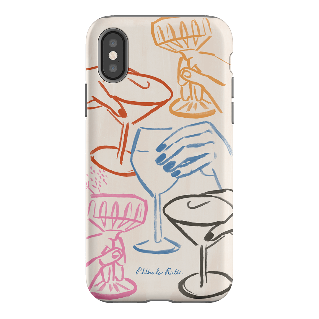 Cheers Multi Printed Phone Cases iPhone XS / Armoured by Phthalo Ruth - The Dairy