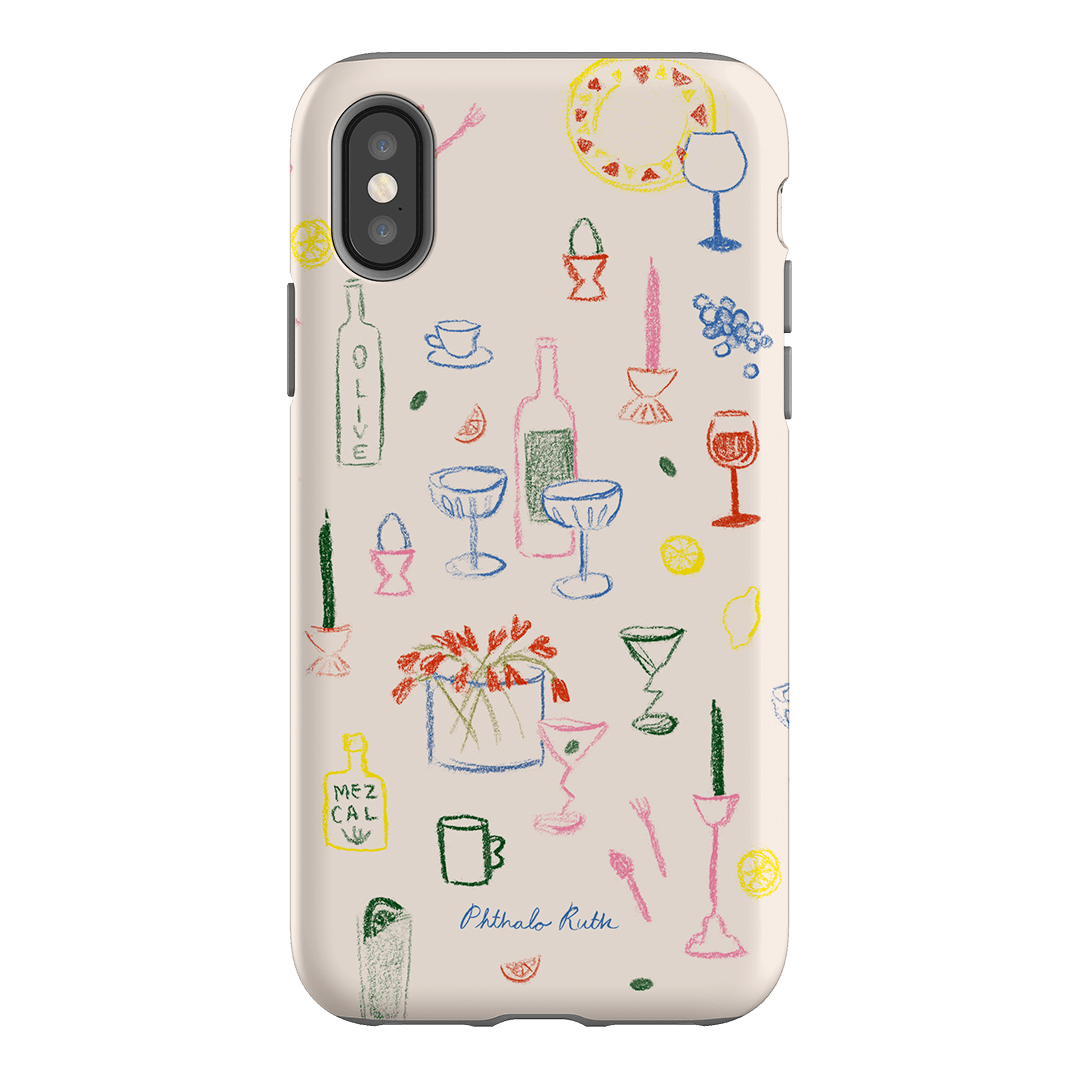 Dinnerware Printed Phone Cases iPhone XS / Armoured by Phthalo Ruth - The Dairy