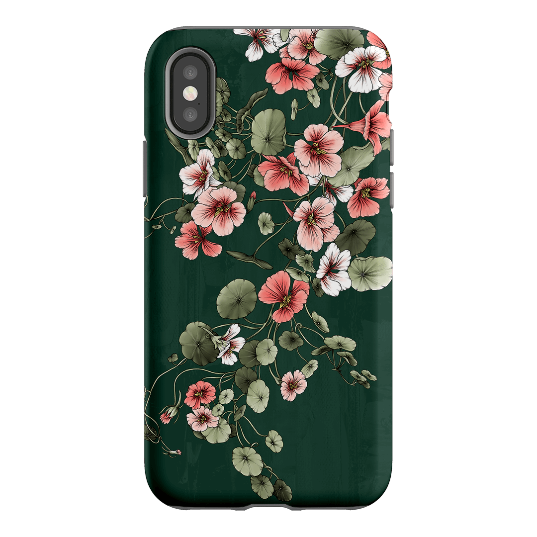 Nasturtium Printed Phone Cases iPhone XS / Armoured by Typoflora - The Dairy