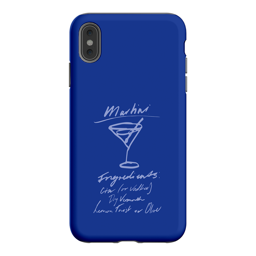 Martini Mood Blue Printed Phone Cases iPhone XS Max / Armoured by The Dairy - The Dairy