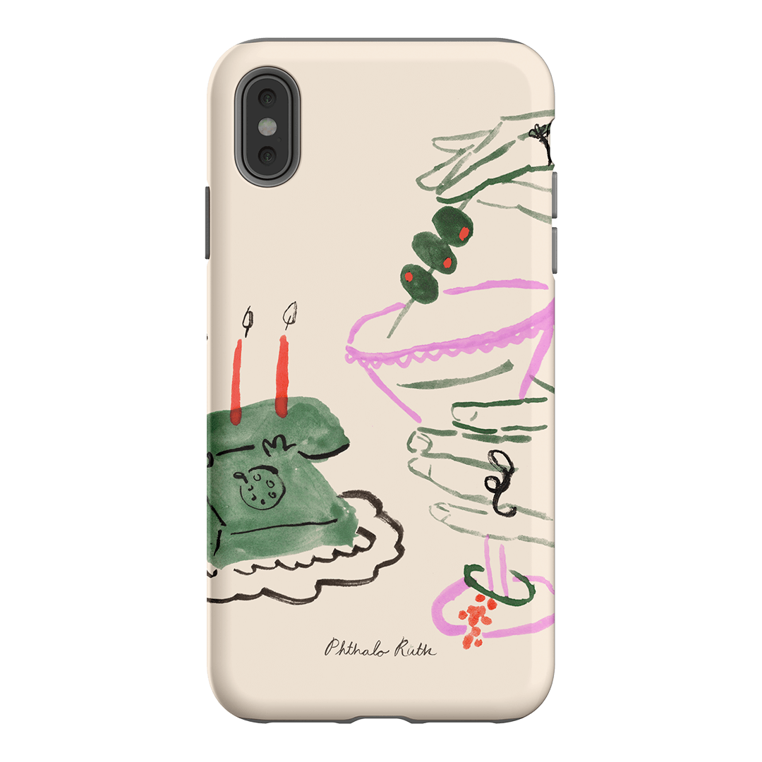 Martini Party Printed Phone Cases iPhone XS Max / Armoured by Phthalo Ruth - The Dairy