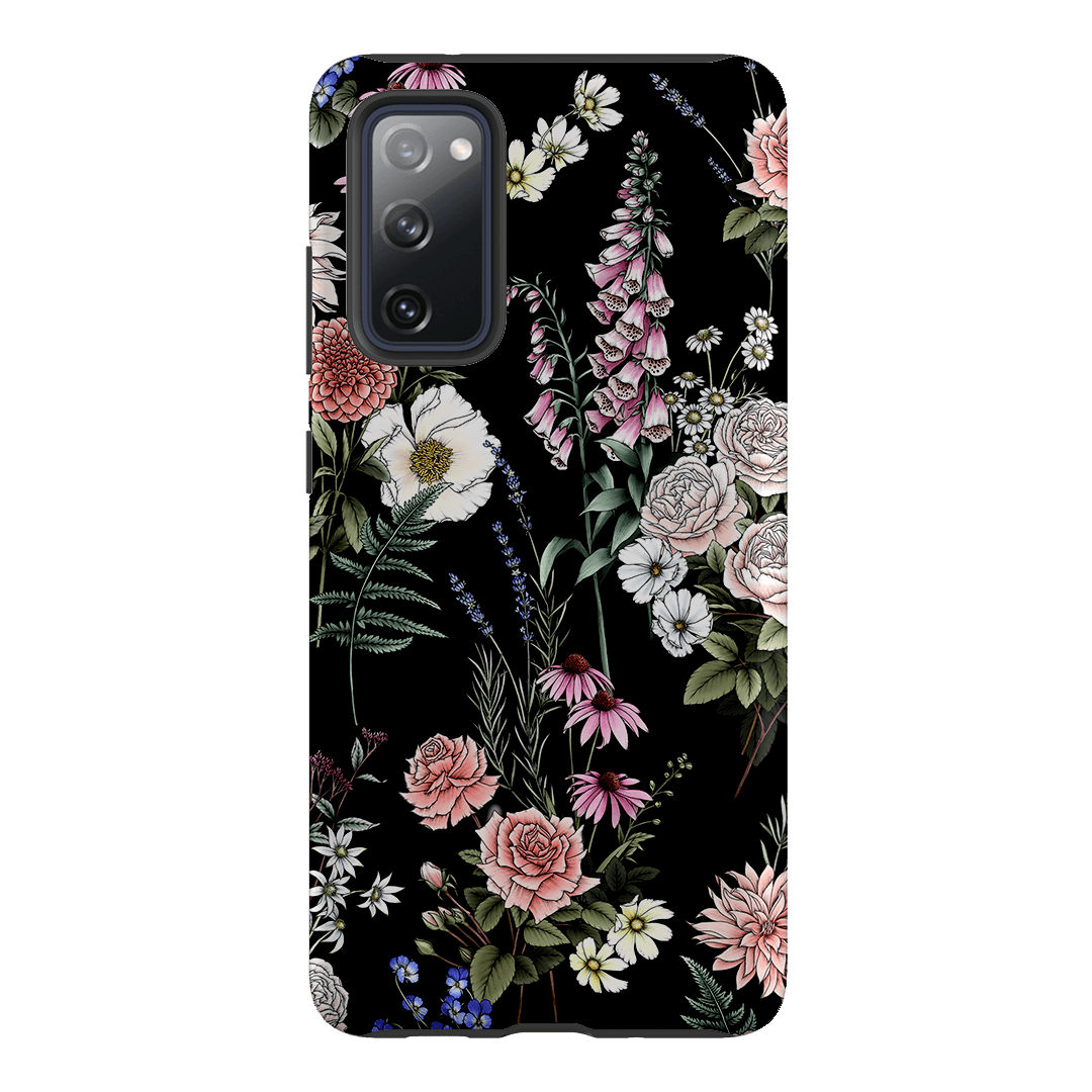 Garden Party Noir Printed Phone Cases Samsung Galaxy S20 FE / Armoured by Typoflora - The Dairy