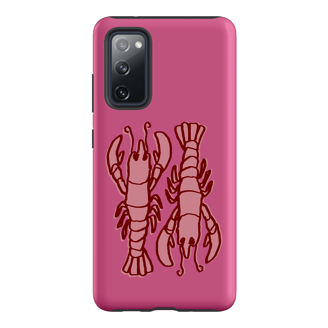 Lobster Love Pink Printed Phone Cases Samsung Galaxy S20 FE / Armoured by The Dairy - The Dairy