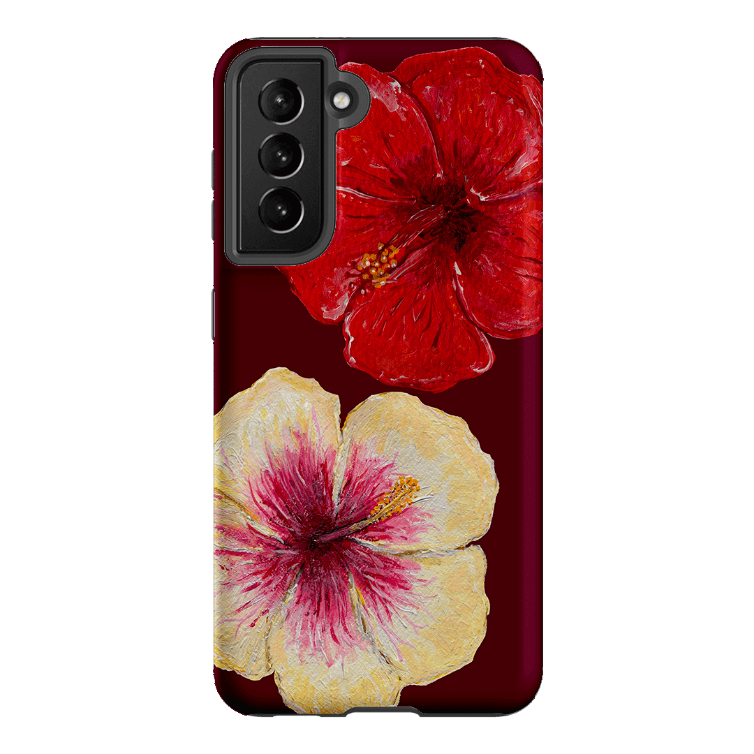 Hibiscus Flower Printed Phone Cases Samsung Galaxy S21 / Armoured by BG. Studio - The Dairy