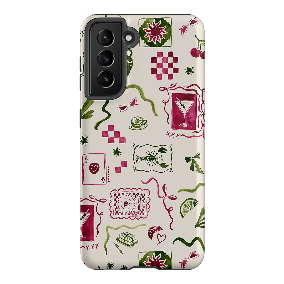 Martini Gal Printed Phone Cases Samsung Galaxy S21 / Armoured by Charlie Taylor - The Dairy