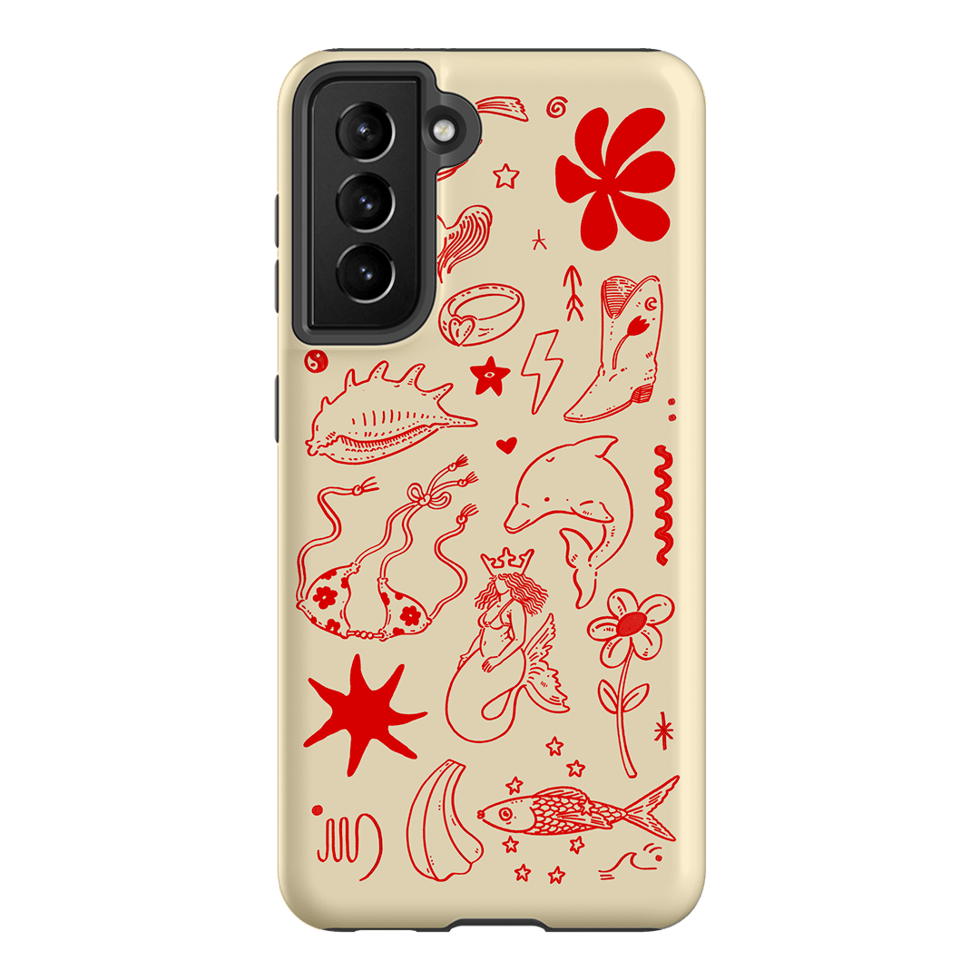 Spiced Cowboy Cream Printed Phone Cases Samsung Galaxy S21 / Armoured by Easty Beasty - The Dairy