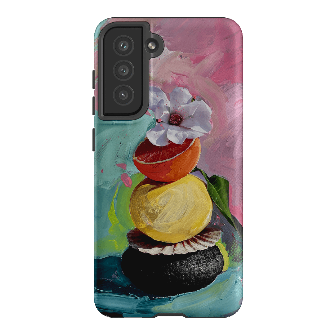 Pink Splash Printed Phone Cases Samsung Galaxy S21 FE / Armoured by Nicole Nelius - The Dairy