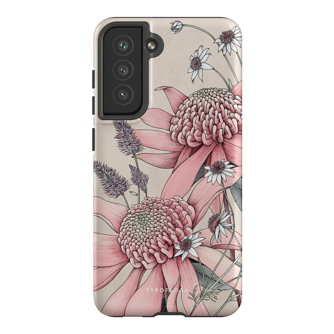 Pink Waratah Printed Phone Cases by Typoflora - The Dairy