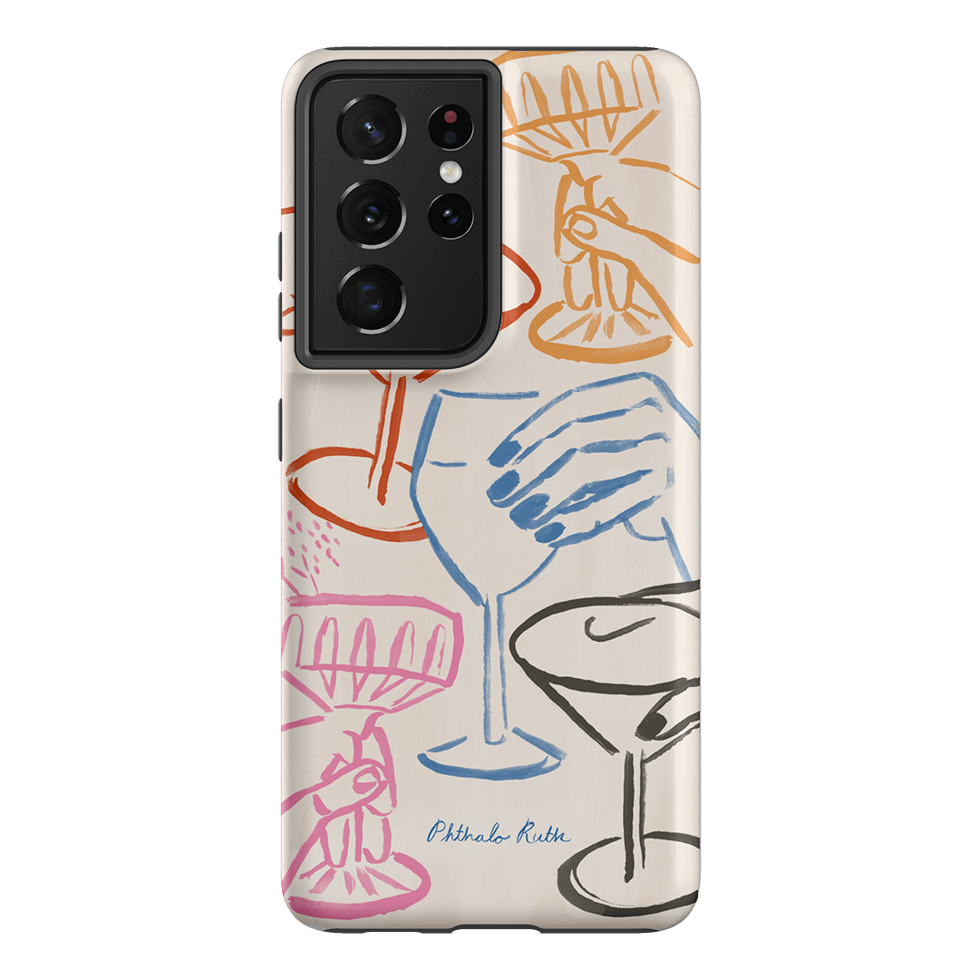 Cheers Multi Printed Phone Cases Samsung Galaxy S21 Ultra / Armoured by Phthalo Ruth - The Dairy