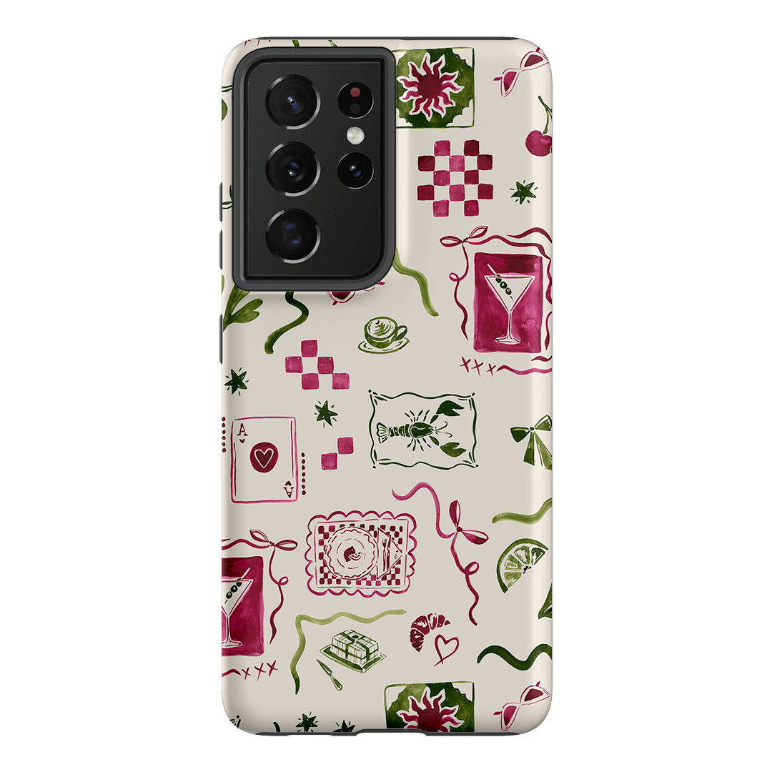 Martini Gal Printed Phone Cases Samsung Galaxy S21 Ultra / Armoured by Charlie Taylor - The Dairy