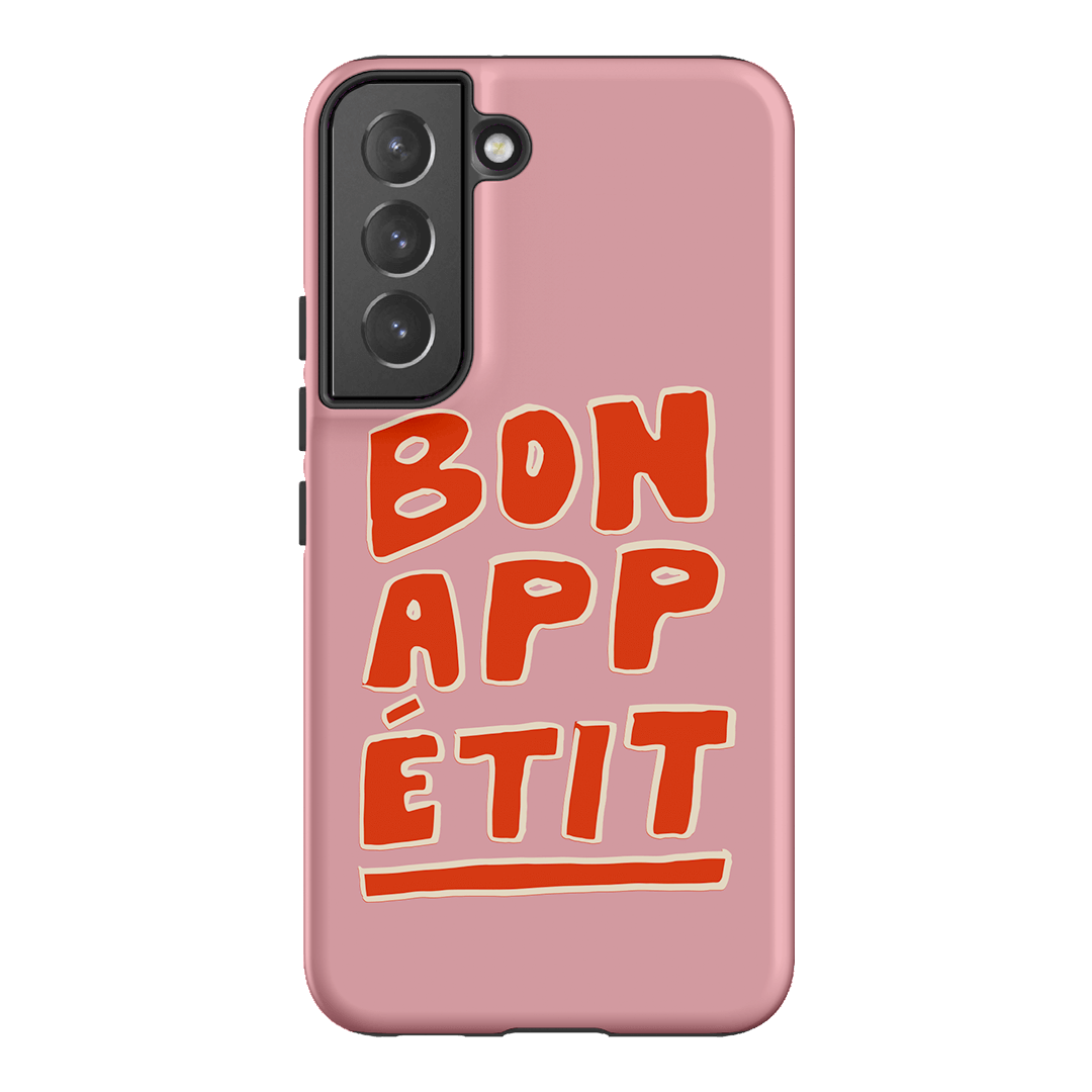 Bon Appetit Pink Printed Phone Cases Samsung Galaxy S22 / Armoured by The Dairy - The Dairy