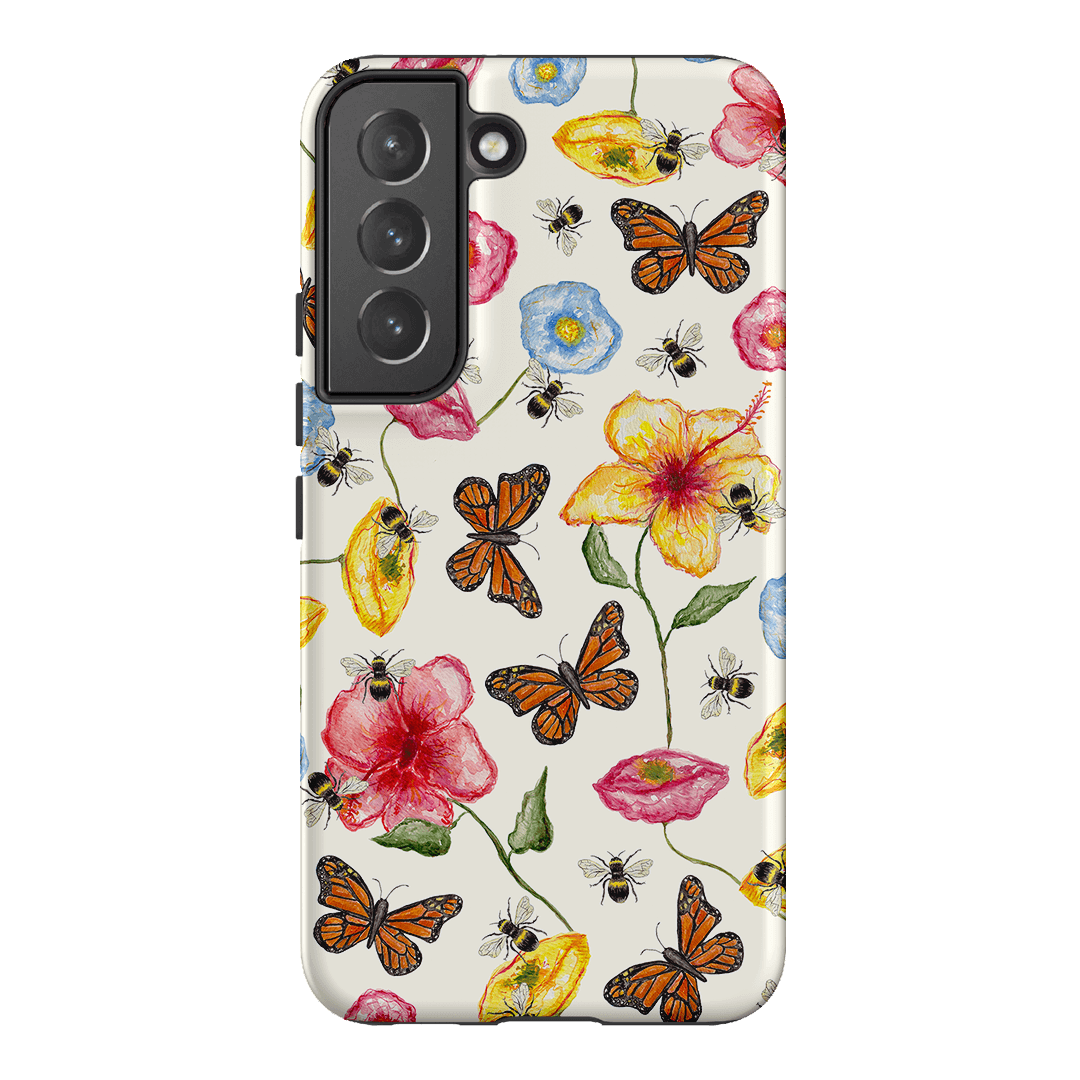 Butterflies & Bees Printed Phone Cases Samsung Galaxy S22 / Armoured by BG. Studio - The Dairy