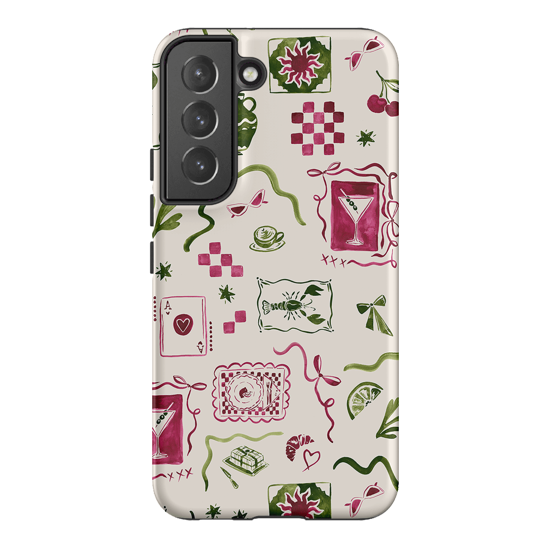 Martini Gal Printed Phone Cases Samsung Galaxy S22 / Armoured by Charlie Taylor - The Dairy