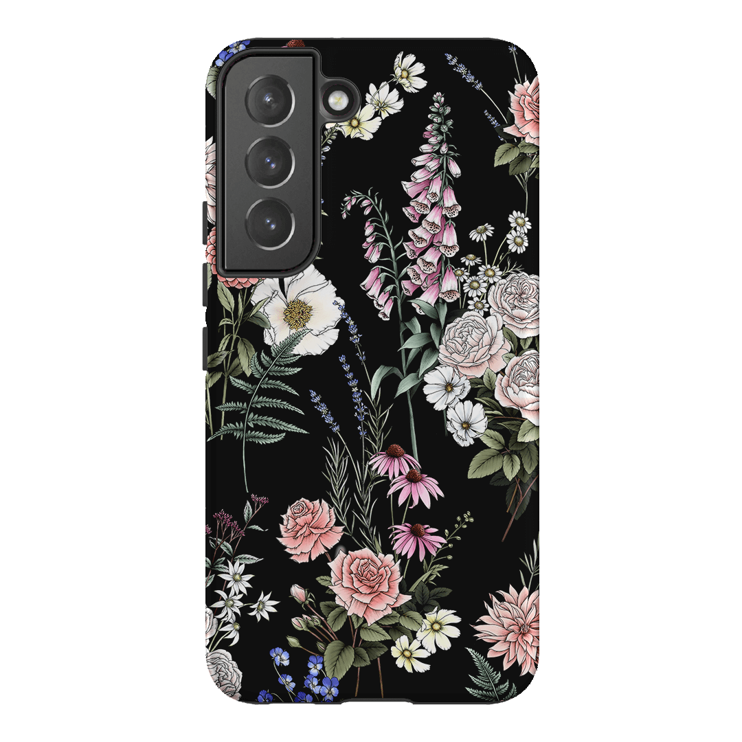 Garden Party Noir Printed Phone Cases Samsung Galaxy S22 Plus / Armoured by Typoflora - The Dairy