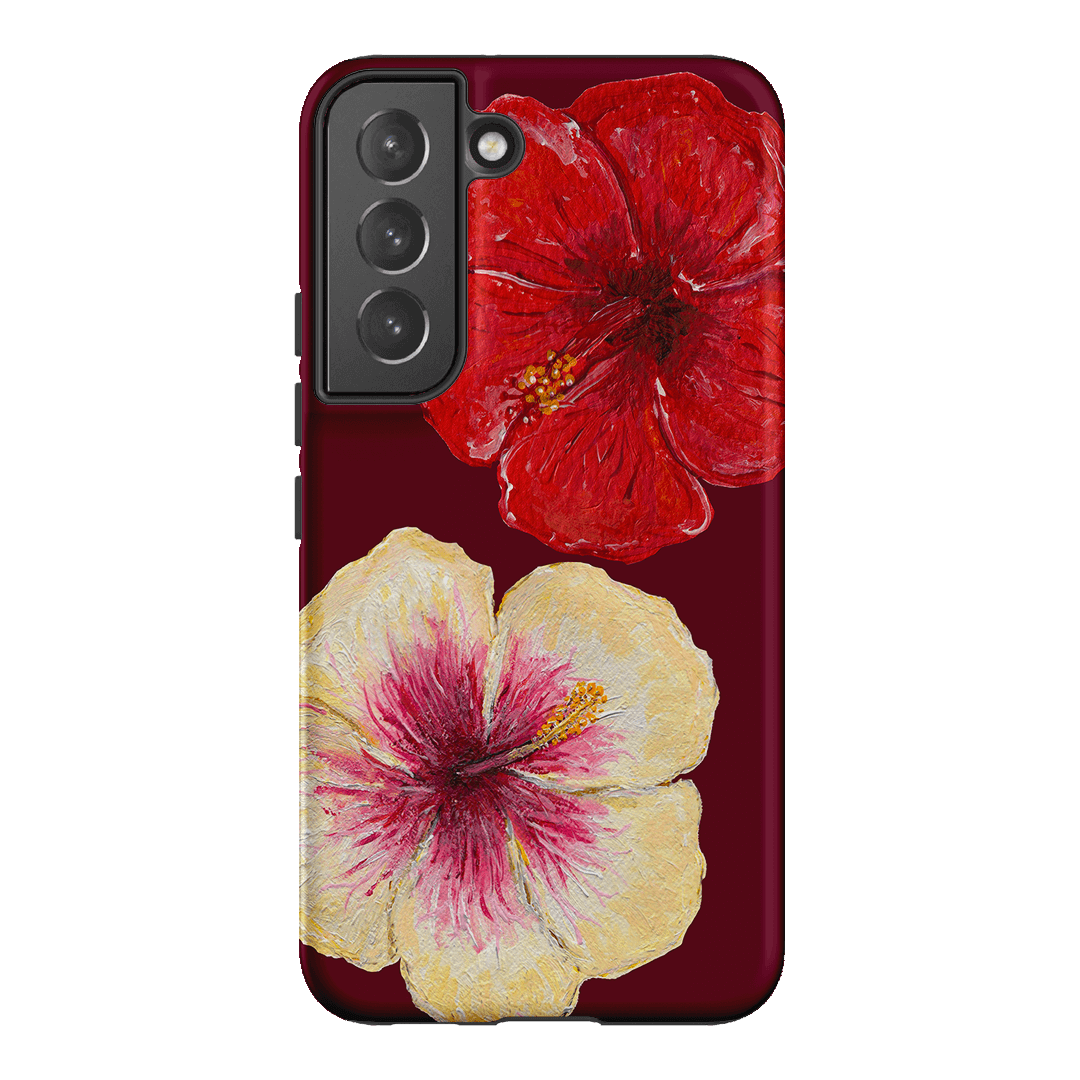 Hibiscus Flower Printed Phone Cases Samsung Galaxy S22 Plus / Armoured by BG. Studio - The Dairy